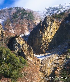 初冬の金精温泉岳