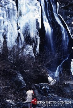 凍結の滝