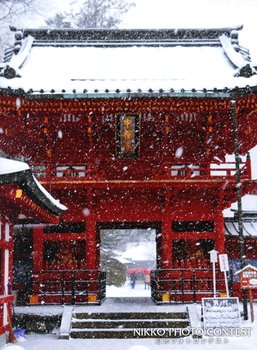 雪の中禅寺